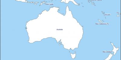 Обликовање карта Аустралије и Новог Зеланда